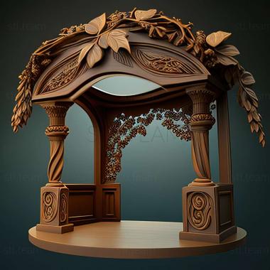 3D model Chuppah (STL)